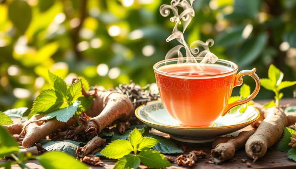 Herbal tea aphrodisiac properties